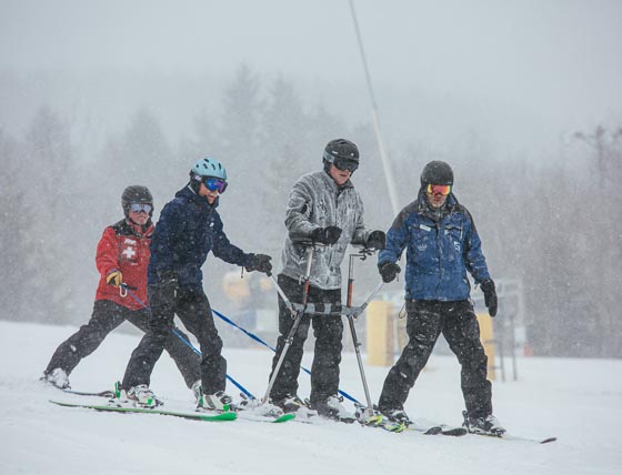 Challenged Athletes of West Virginia ski trip